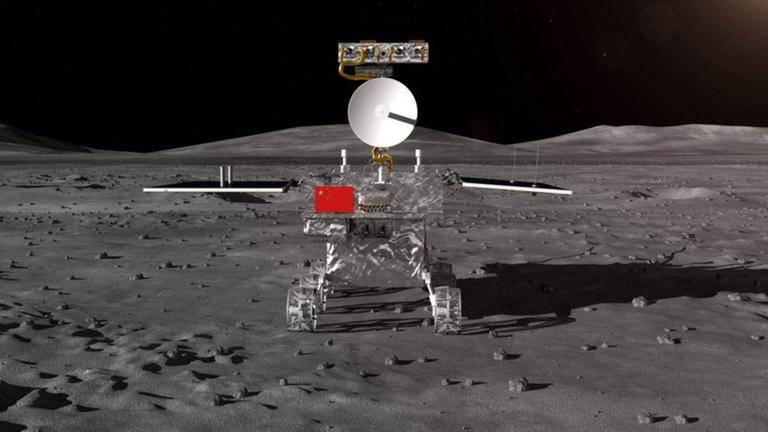 Bisher nur eine Animation: Chang'e 4 auf der Rückseite des Mondes Bisher nur eine Animation: Chang'e 4 auf der Rückseite des Mondes