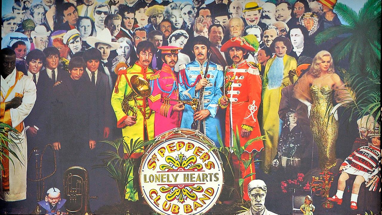 Das Cover des Beatles-Albums "Sgt. Pepper's Lonely Hearts Club Band" Das Cover des Beatles-Albums "Sgt. Pepper's Lonely Hearts Club Band"