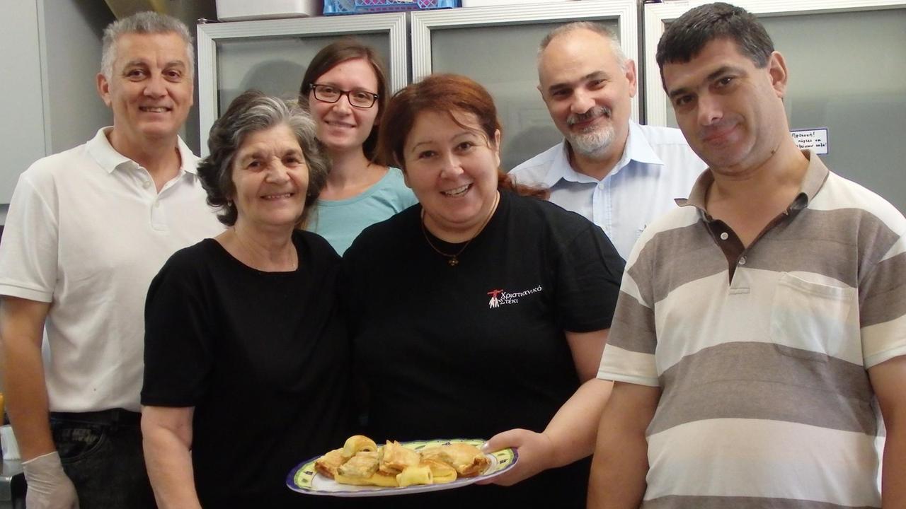 Das Küchenteam der deutsch-evangelischen Gemeinde in Thessaloniki