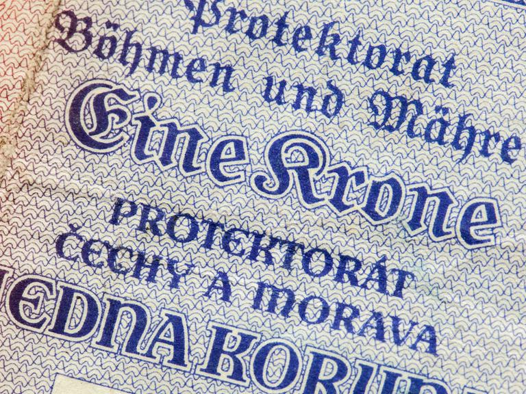 Während der Besatzung gaben die Nazis im "Protektorat Böhmen und Mähren" eine eigene Währung heraus.