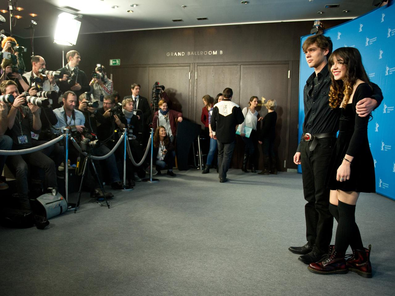 Die Hauptdarsteller aus "Boyhood" bei der Premiere in Berlin. Die Hauptdarsteller aus "Boyhood" bei der Premiere in Berlin.