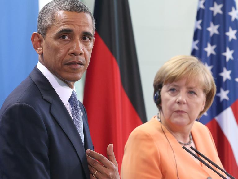 Barack Obama, Angela Merkel