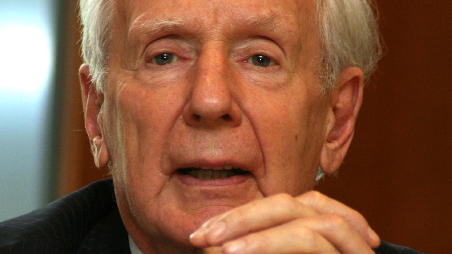 Klaus von Dohnanyi (SPD), früherer Erster Bürgermeister von Hamburg Klaus von Dohnanyi (SPD), früherer Erster Bürgermeister von Hamburg