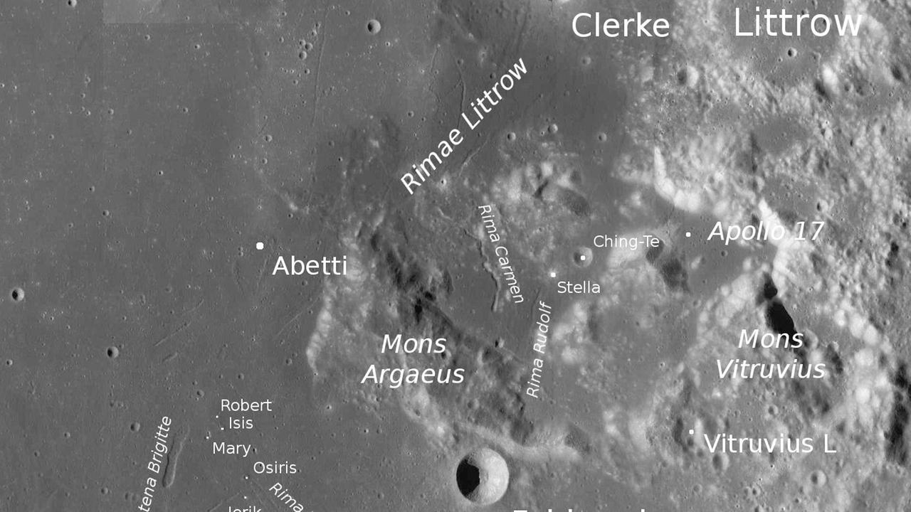 Viel Mond, wenig Krater: Vater und Sohn Abetti wurde eine kuriose Stelle auf dem Mond zugewiesen Viel Mond, wenig Krater: Vater und Sohn Abetti wurde eine kuriose Stelle auf dem Mond zugewiesen