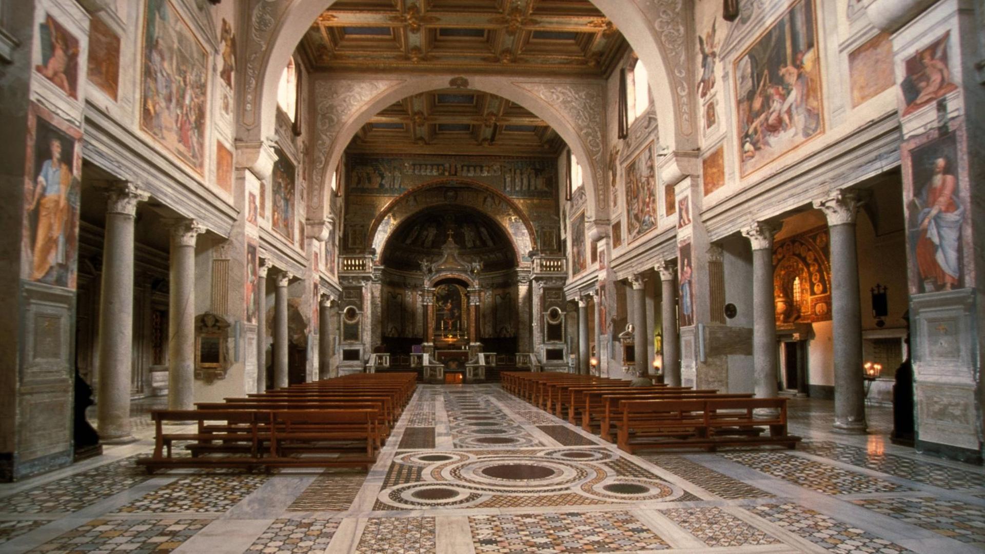 Kirche Santa Prassede in Rom-Italien Kirche Santa Prassede in Rom-Italien
