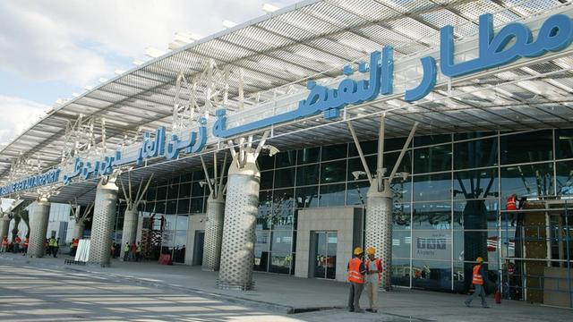 Das Bild aus dem Jahr 2009 zeigt den Flughafen Enfidha in Tunesien kurz vor seiner Eröffnung.