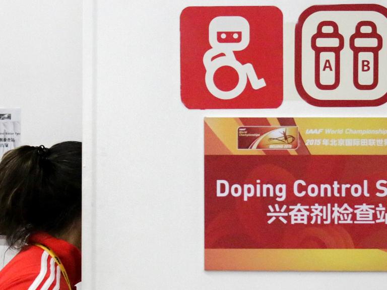 Dopingkontrolle in Peking