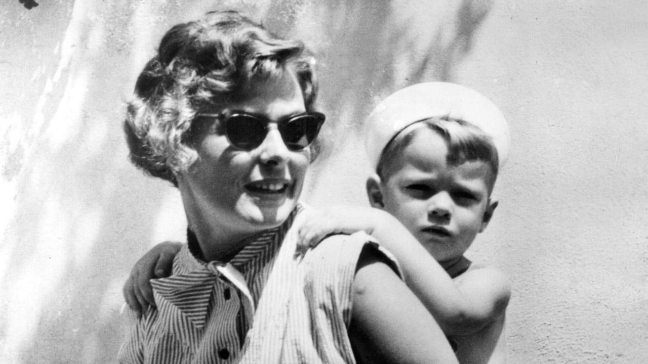 Ingrid Bergmann mit Sohn Robertino am 5. Mai 1952. Ingrid Bergmann mit Sohn Robertino am 5. Mai 1952.