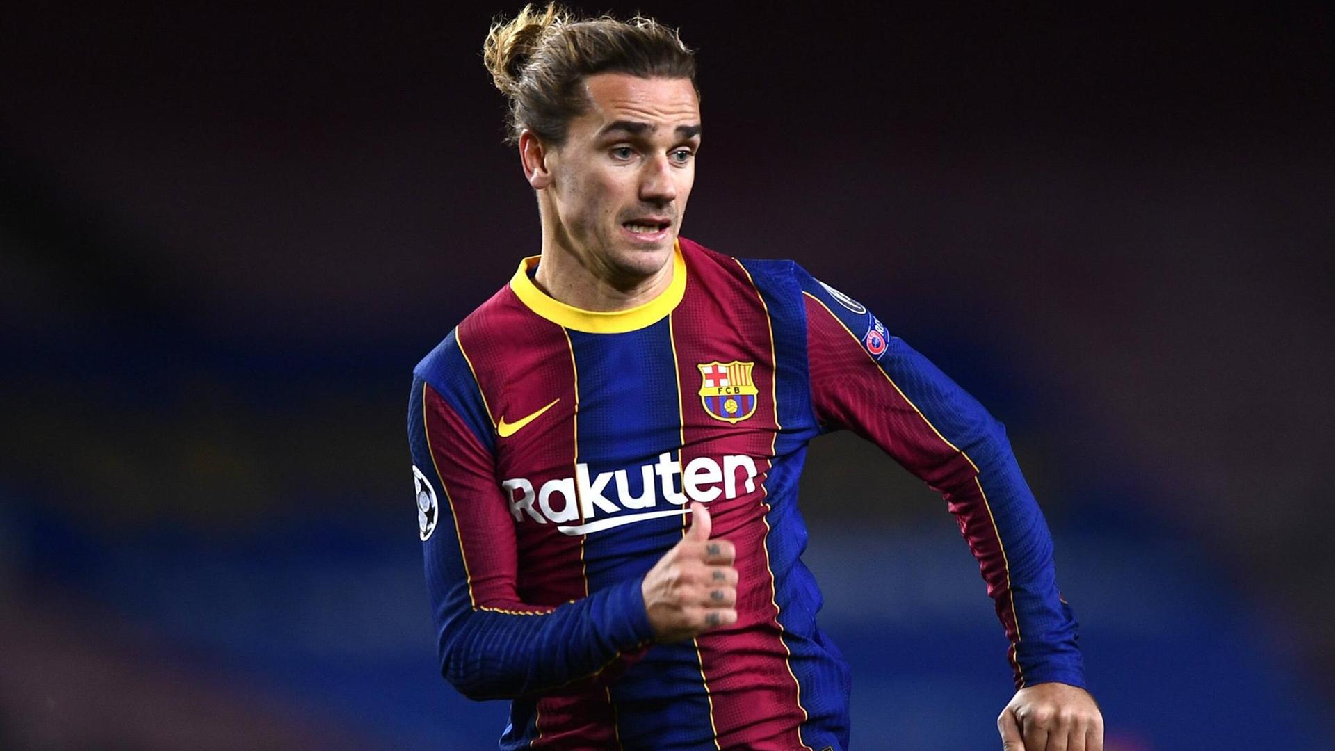 Antoine Griezman im Trikot des FC Barcelona Antoine Griezman im Trikot des FC Barcelona
