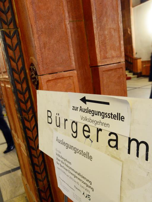 Bürgeramt im Rathaus Schöneberg in Berlin