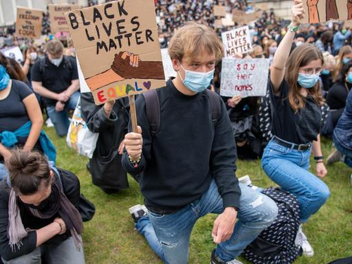 Demonstration gegen Rassismus in München
