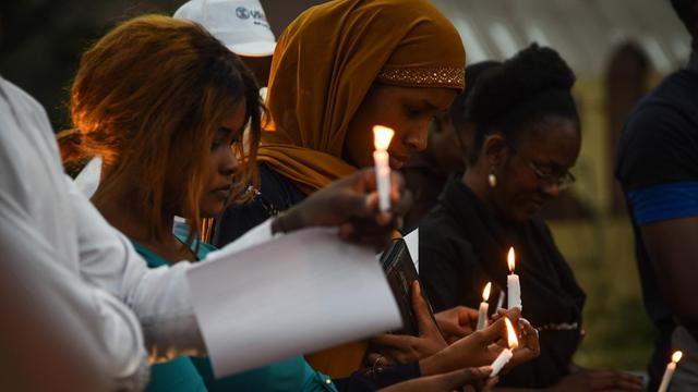 Der Opfer des Massakers von Ogossagou wird in Bamako, Mali, am 26.03.2019 gedacht.