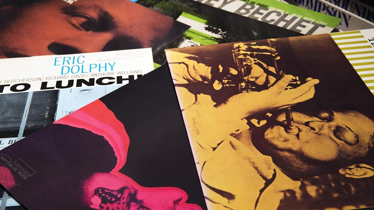 Mehrere Plattencover des Blue Note Label Mehrere Plattencover des Blue Note Label