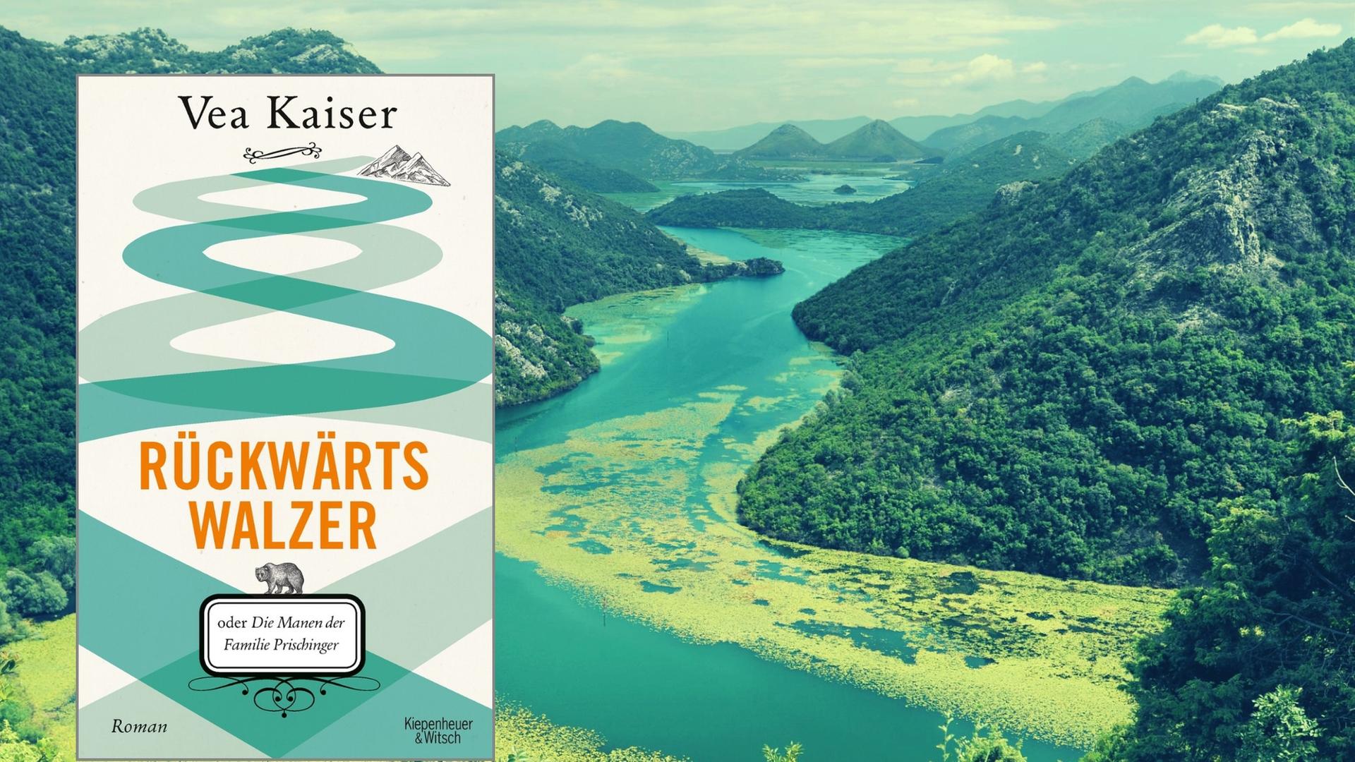 Buchcover: Vea Kaiser: „Rückwärtswalzer. oder Die Manen der Familie Prischinger“ Buchcover: Vea Kaiser: „Rückwärtswalzer. oder Die Manen der Familie Prischinger“