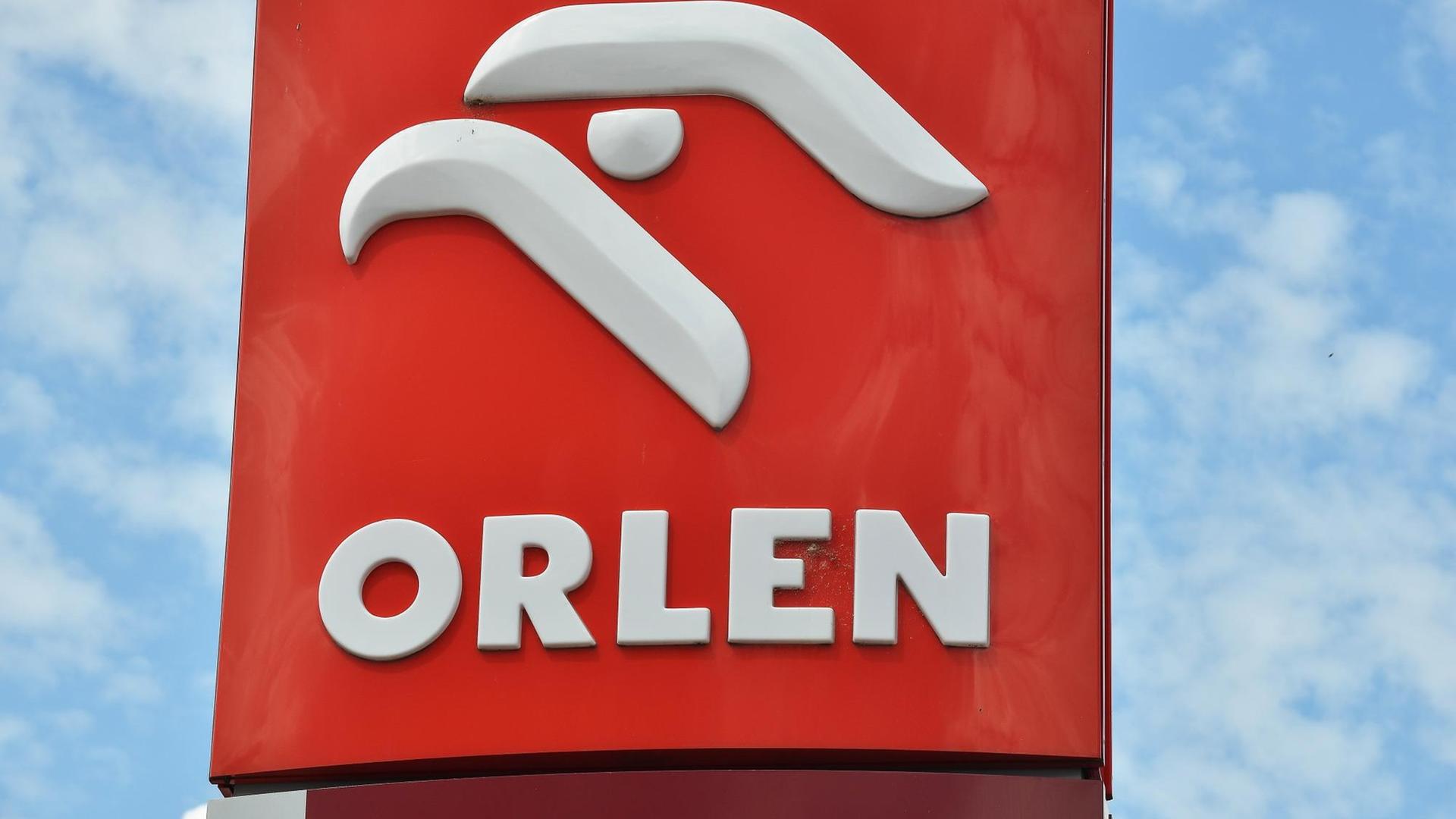Das Logo des polnischen Mineralölkonzerns PKN Orlen Das Logo des polnischen Mineralölkonzerns PKN Orlen