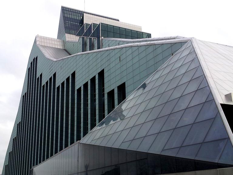 Die neue Nationalbibliothek in Riga.