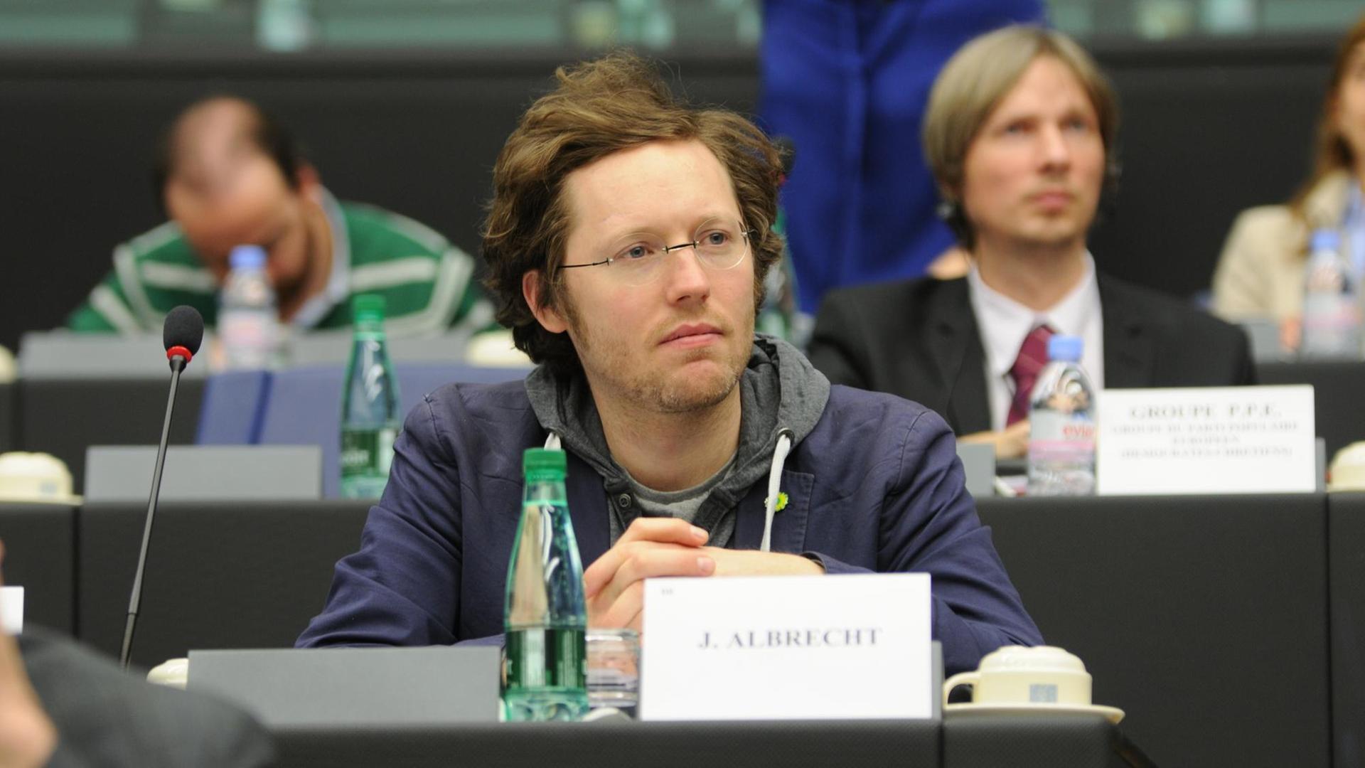 Der Grünen-Europaabgeordnete Jan Philipp Albrecht Der Grünen-Europaabgeordnete Jan Philipp Albrecht