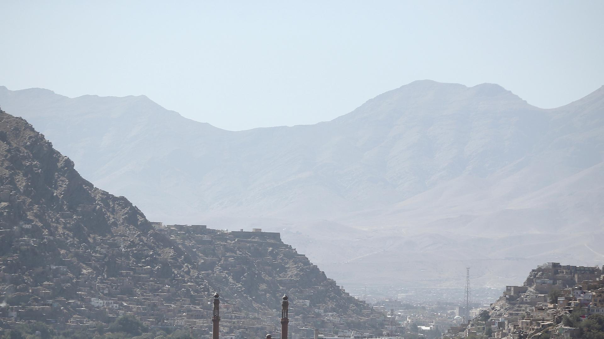 Blick auf Afghanistans Hauptstadt Kabul Blick auf Afghanistans Hauptstadt Kabul