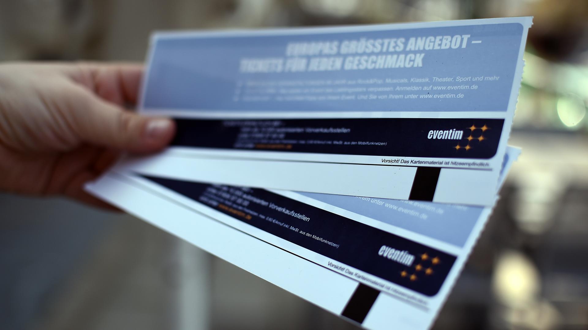 Konzertkarten des Veranstalters Eventim Konzertkarten des Veranstalters Eventim