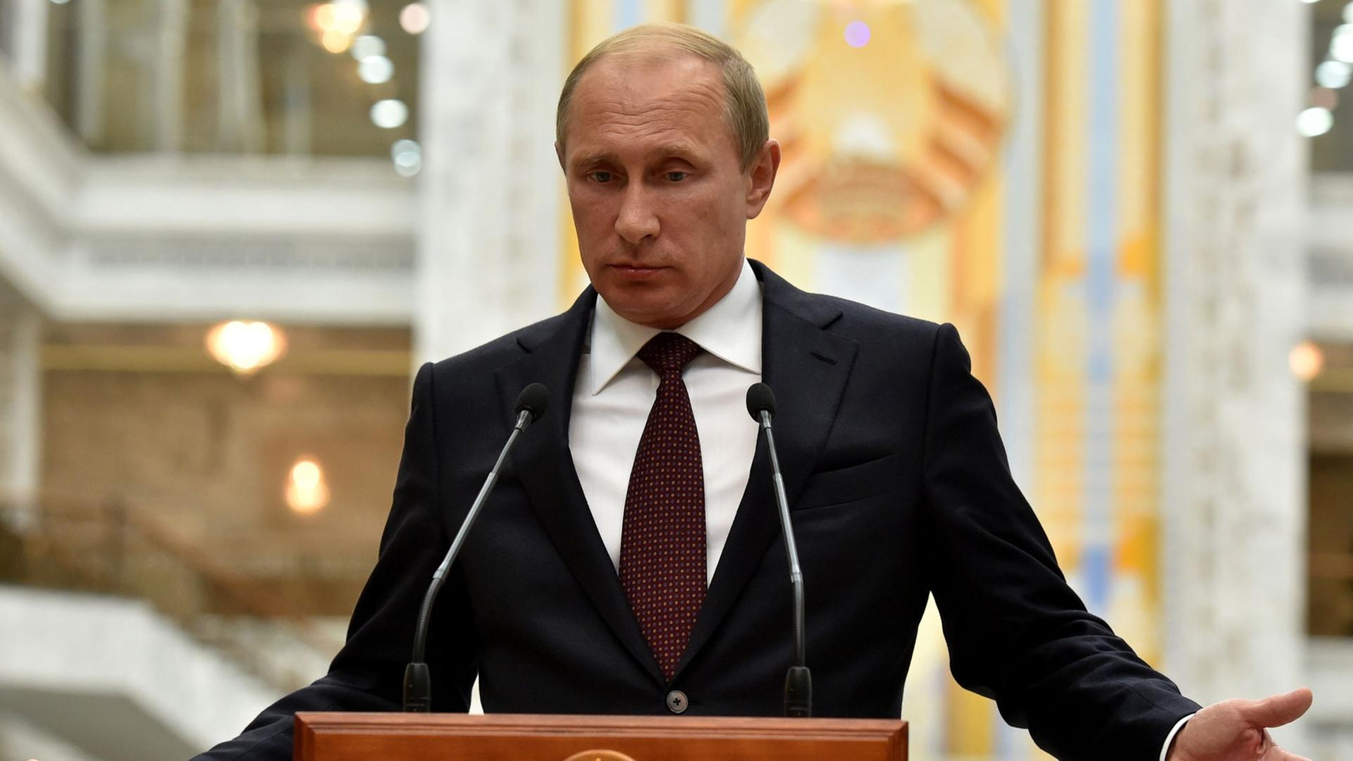 Russlands Präsident Wladimir Putin. Russlands Präsident Wladimir Putin.