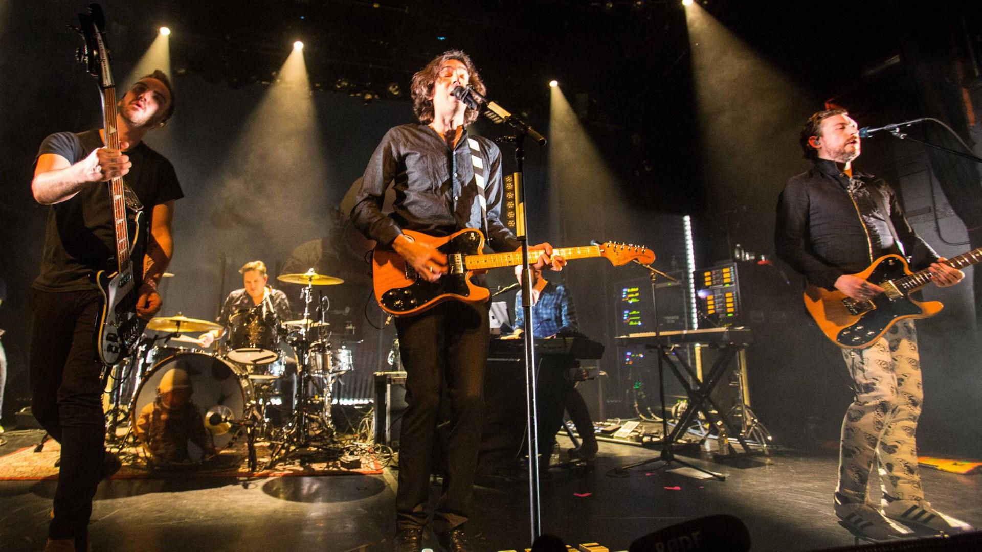 Snow Patrol bei einem Auftritt in New York City am 18.4.2018 Snow Patrol bei einem Auftritt in New York City am 18.4.2018