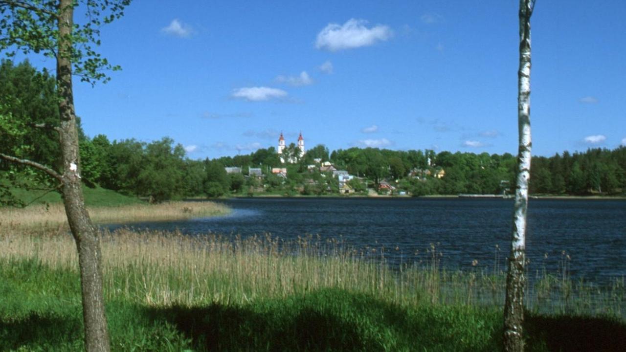 Blick auf den littauischen Ort Zarasai über den Zarasaitis-See Blick auf den littauischen Ort Zarasai über den Zarasaitis-See