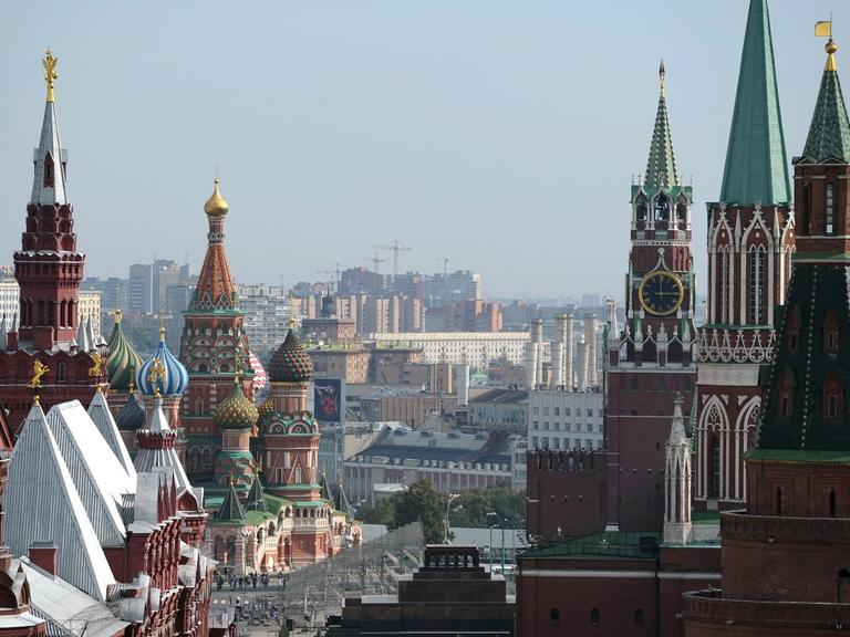 Blick über Moskau