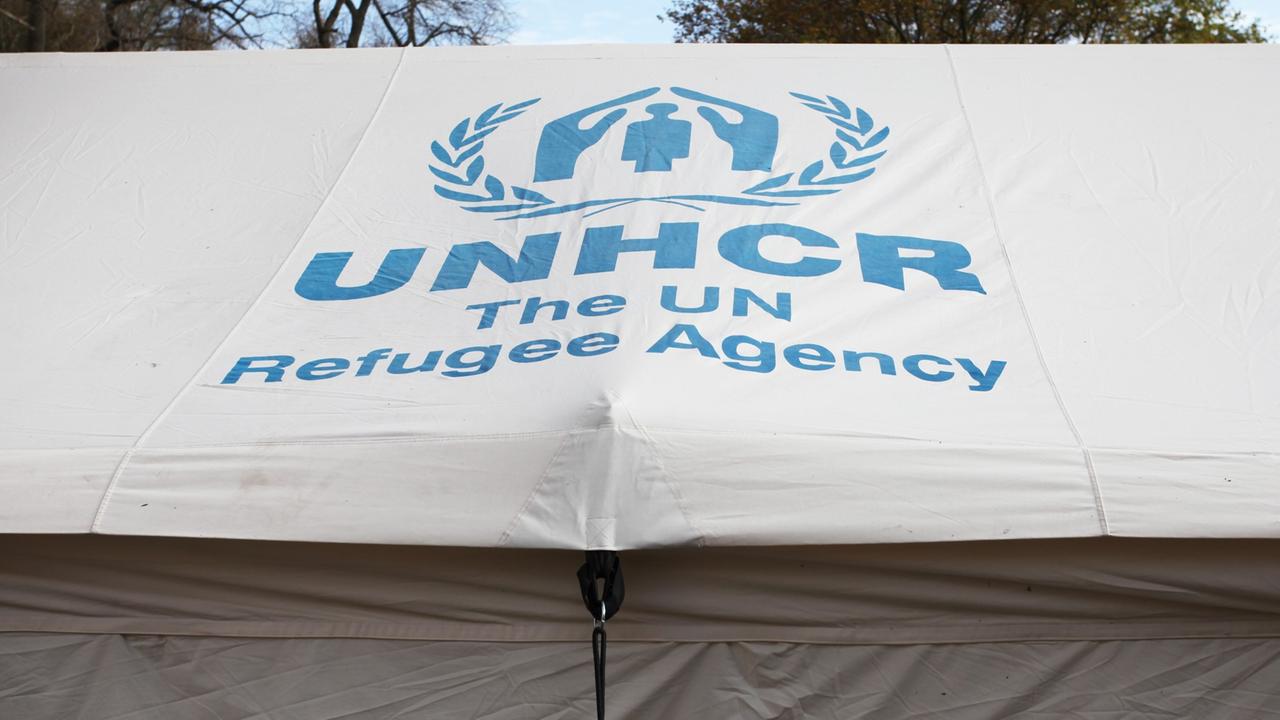 Ein Flüchtlingszelt des UNHCR Ein Flüchtlingszelt des UNHCR