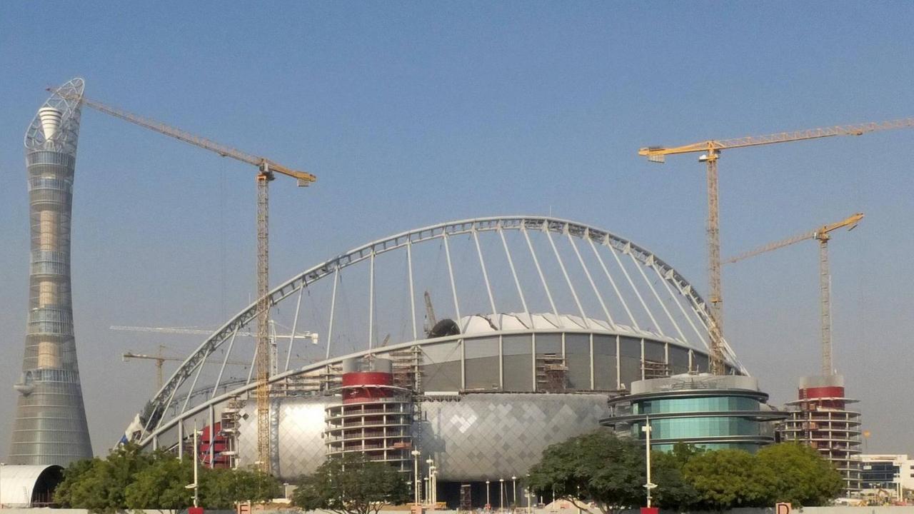 Das Khalifa International Stadium bei Doha Das Khalifa International Stadium bei Doha
