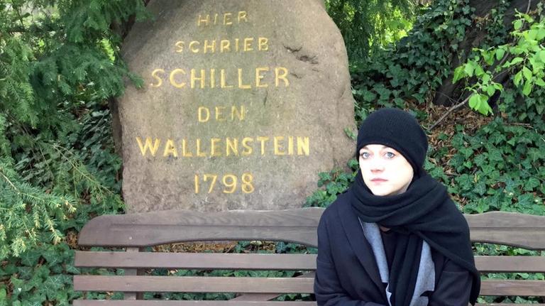 Die Schriftstellerin Nancy Hünger in Jena Die Schriftstellerin Nancy Hünger in Jena
