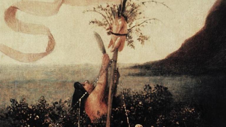 Hieronymus Bosch "Das Narrenschiff" Um 1450 - 1516. Öl auf Holz, 57,8 x 32,5 cm. Paris, Musee du Louvre. Hieronymus Bosch "Das Narrenschiff" Um 1450 - 1516. Öl auf Holz, 57,8 x 32,5 cm. Paris, Musee du Louvre.