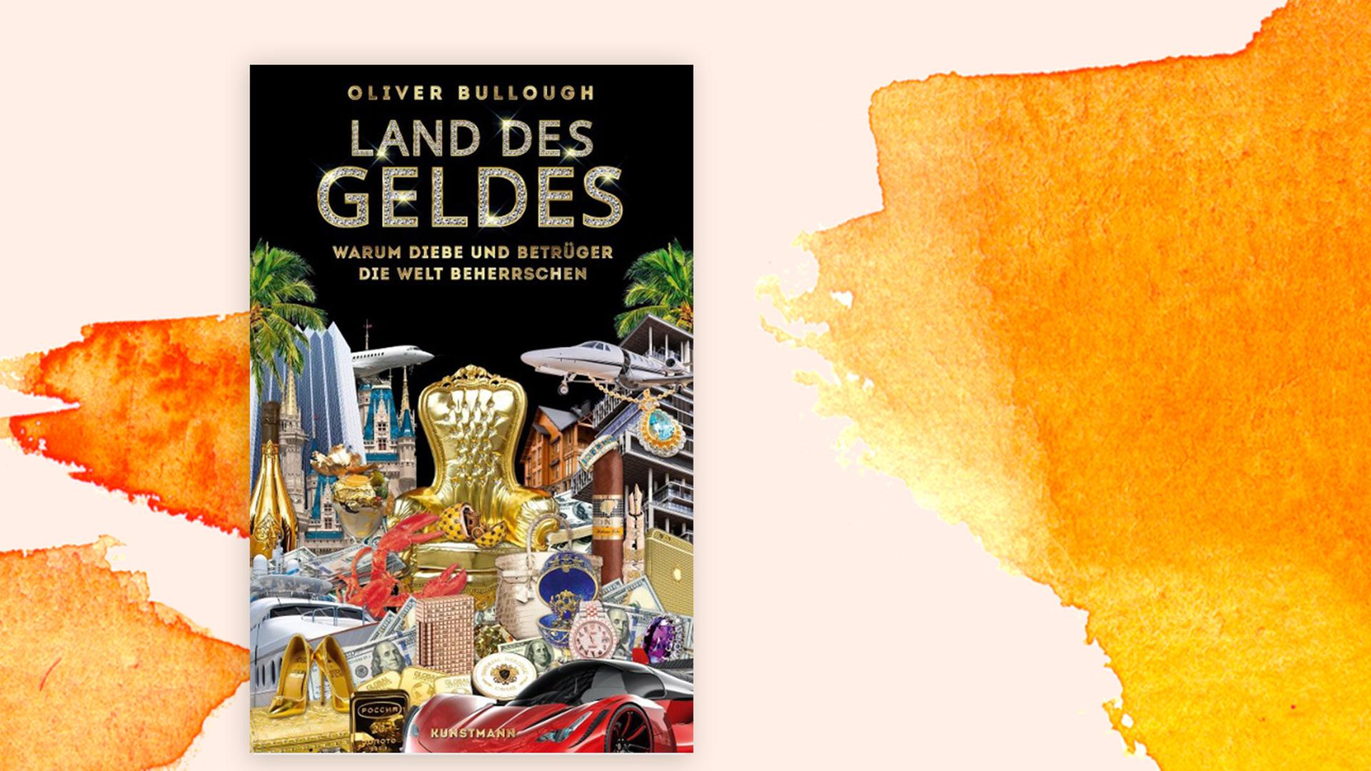Das Cover von "Land des Geldes" auf orangenem Hintergrund. Das Cover von "Land des Geldes" auf orangenem Hintergrund.
