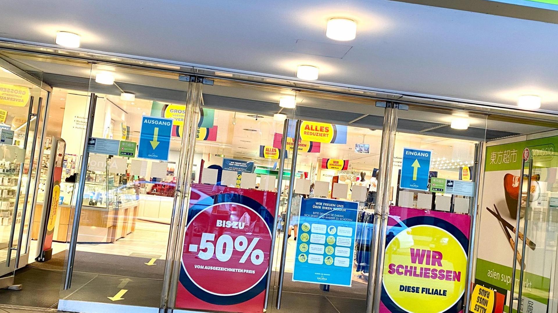 Ausverkauf bei Galeria Karstadt Kaufhof Ausverkauf bei Galeria Karstadt Kaufhof