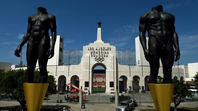 Im "Memorial Coliseum" in Los Angeles fanden schon die Olympischen Spiele 1932 und 1984 statt.