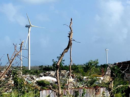 So stark war der Sturm noch nie: Windräder mit abgerissenen Rotorblättern nahe Punta Santiago
