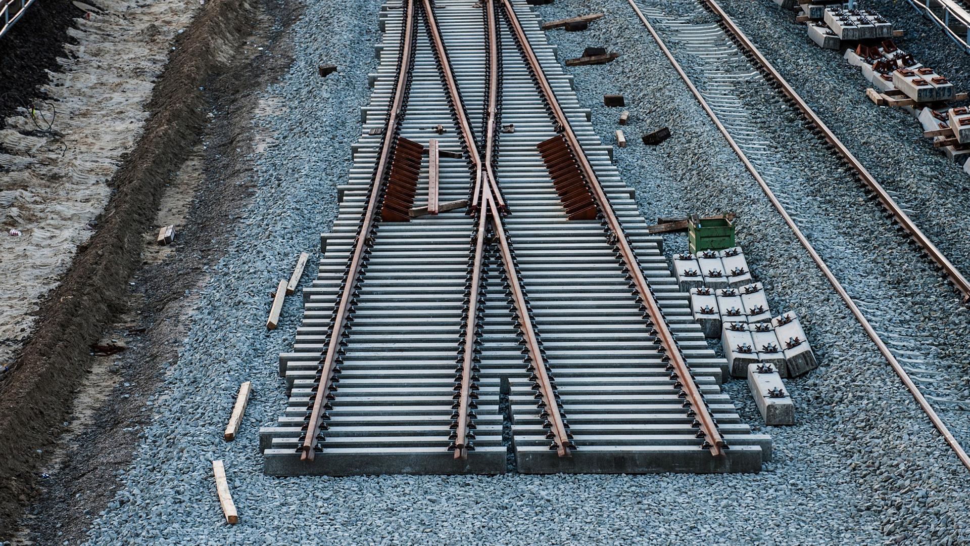 Eine neue Schienentrasse Eine neue Schienentrasse