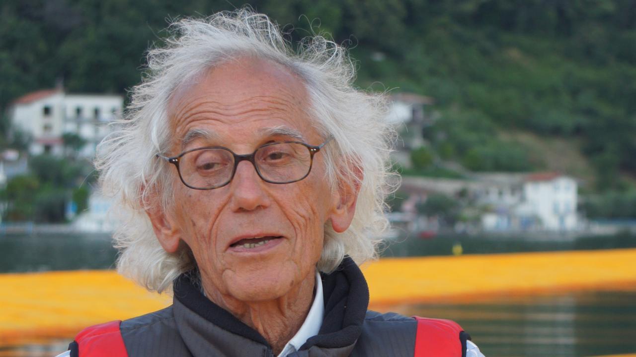 Der Künstler Christo im Juni 2016 in Italien Der Künstler Christo im Juni 2016 in Italien