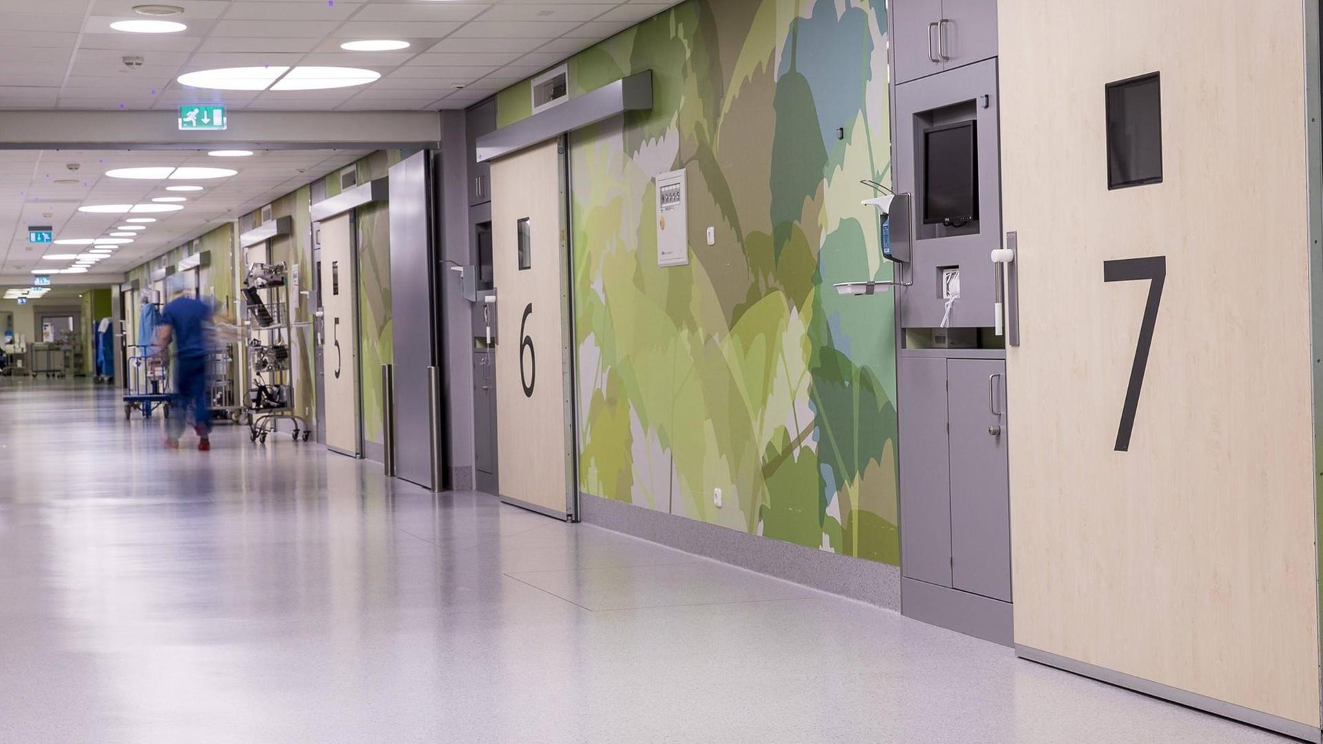 Die Erste-Hilfe-Abteilung eines Krankenhauses in Serbien Die Erste-Hilfe-Abteilung eines Krankenhauses in Serbien