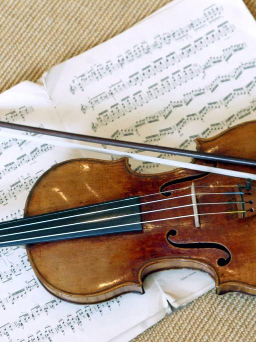 So unscheinbar diese Geige auch aussehen mag, ist sie mit einem Kaufpreis von 1 Millionen Euro eine der teuersten Geigen der Welt. Gebaut wurde sie von dem berühmten Geigenbauer Antonio Stradivari vor 300 Jahren.