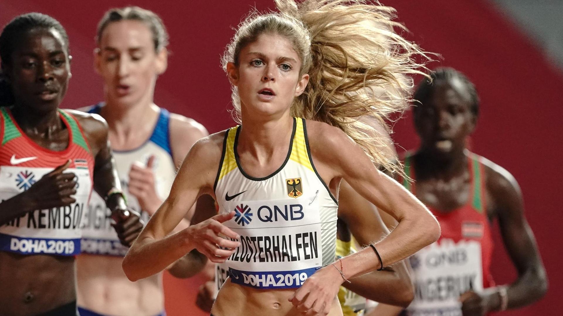 Konstanze Klosterhalfen in der Qualifikation Konstanze Klosterhalfen in der Qualifikation