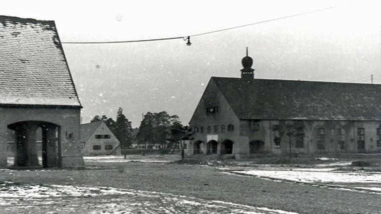 Das Gelände von Föhrenwald, ca. 1956 Das Gelände von Föhrenwald, ca. 1956