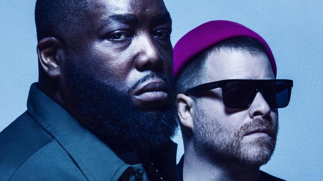 Das Hip-Hop-Duo "Run The Jewels". Das Hip-Hop-Duo "Run The Jewels".