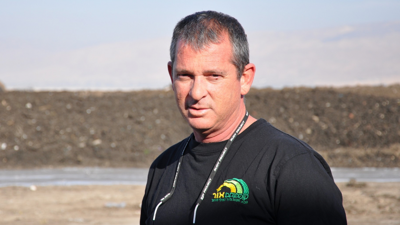 David Reiner von der Recyclingfirma Compost Or im Westjordanland David Reiner von der Recyclingfirma Compost Or im Westjordanland