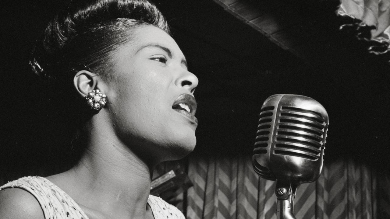 Die Sängerin Billie Holiday