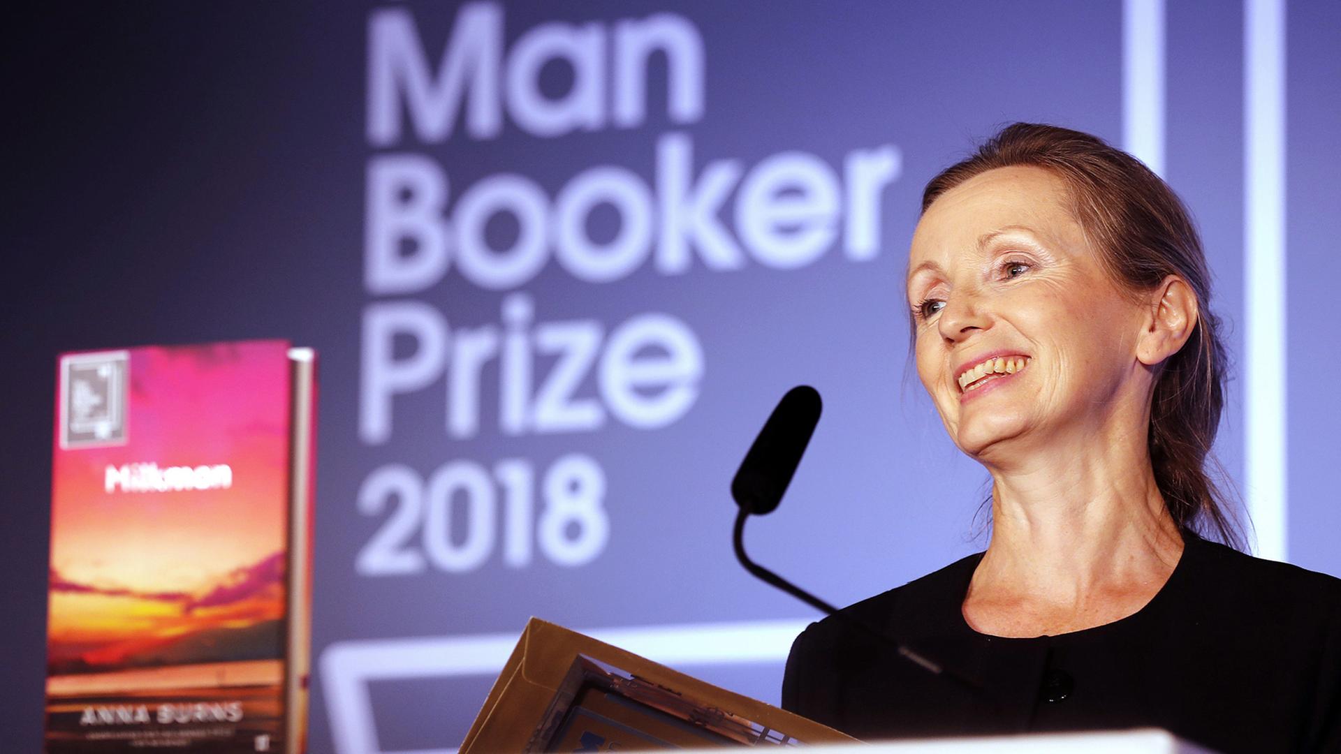 Die nordirische Autorin Anna Burns erhielt den britischen Man-Booker-Literaturpreis. Die nordirische Autorin Anna Burns erhielt den britischen Man-Booker-Literaturpreis.