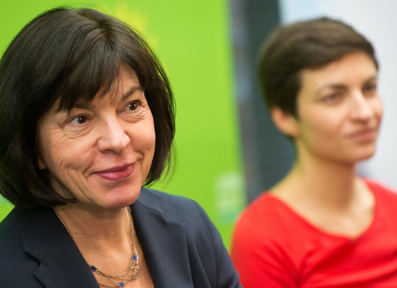 Die grünen Europaabgeordneten Rebecca Harms und Ska Keller Die grünen Europaabgeordneten Rebecca Harms und Ska Keller