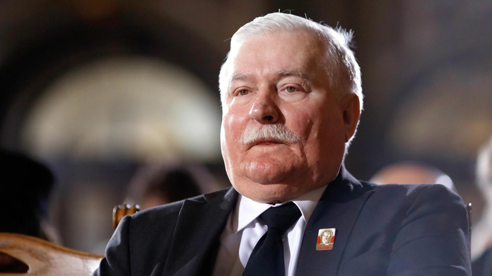 Der ehemalige polnische Präsident Lech Walesa im Februar 2015. Der ehemalige polnische Präsident Lech Walesa im Februar 2015.