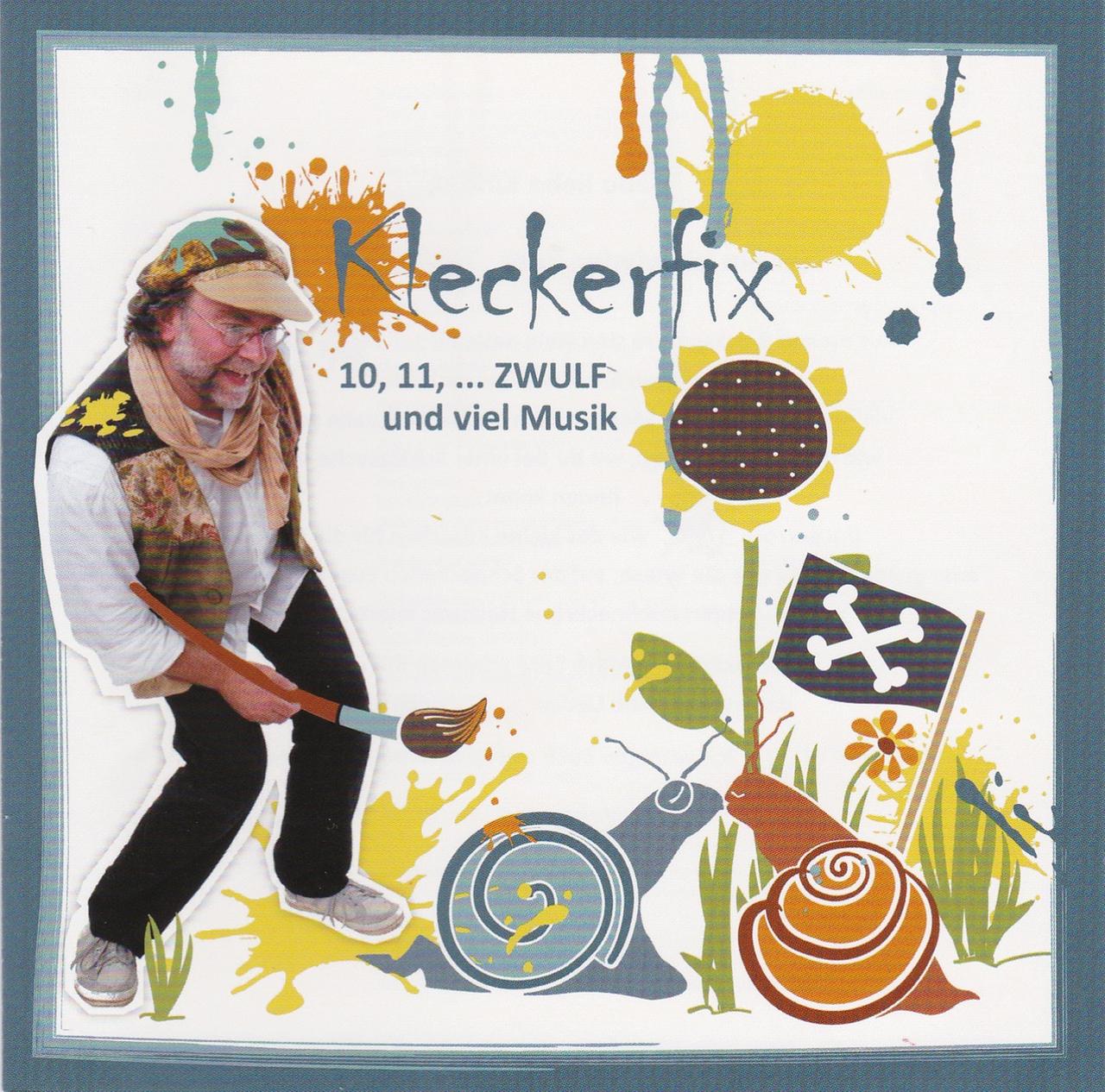 Cover CD "Kleckerfix" von Zwulf. Cover CD "Kleckerfix" von Zwulf.