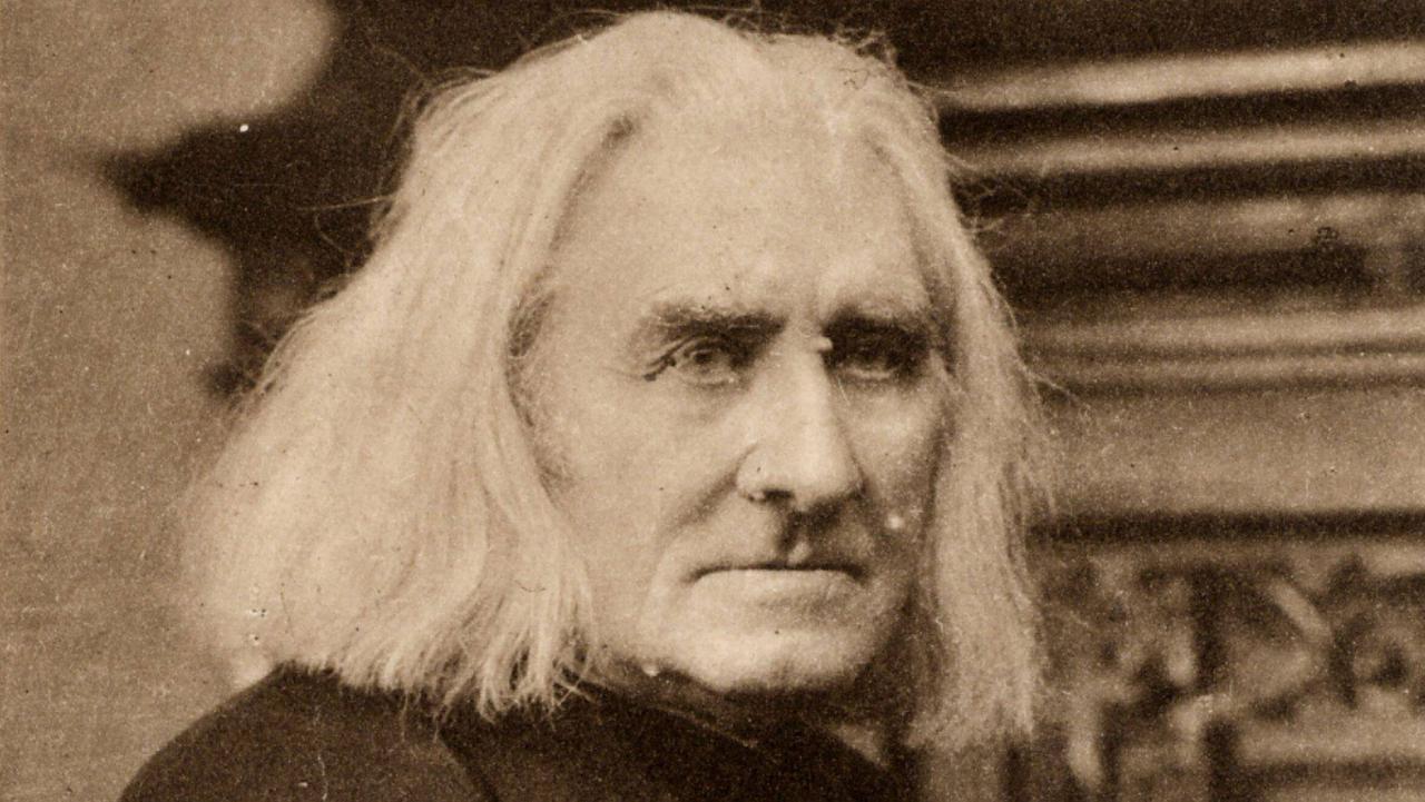 Der ungarische Komponistt Franz Liszt 