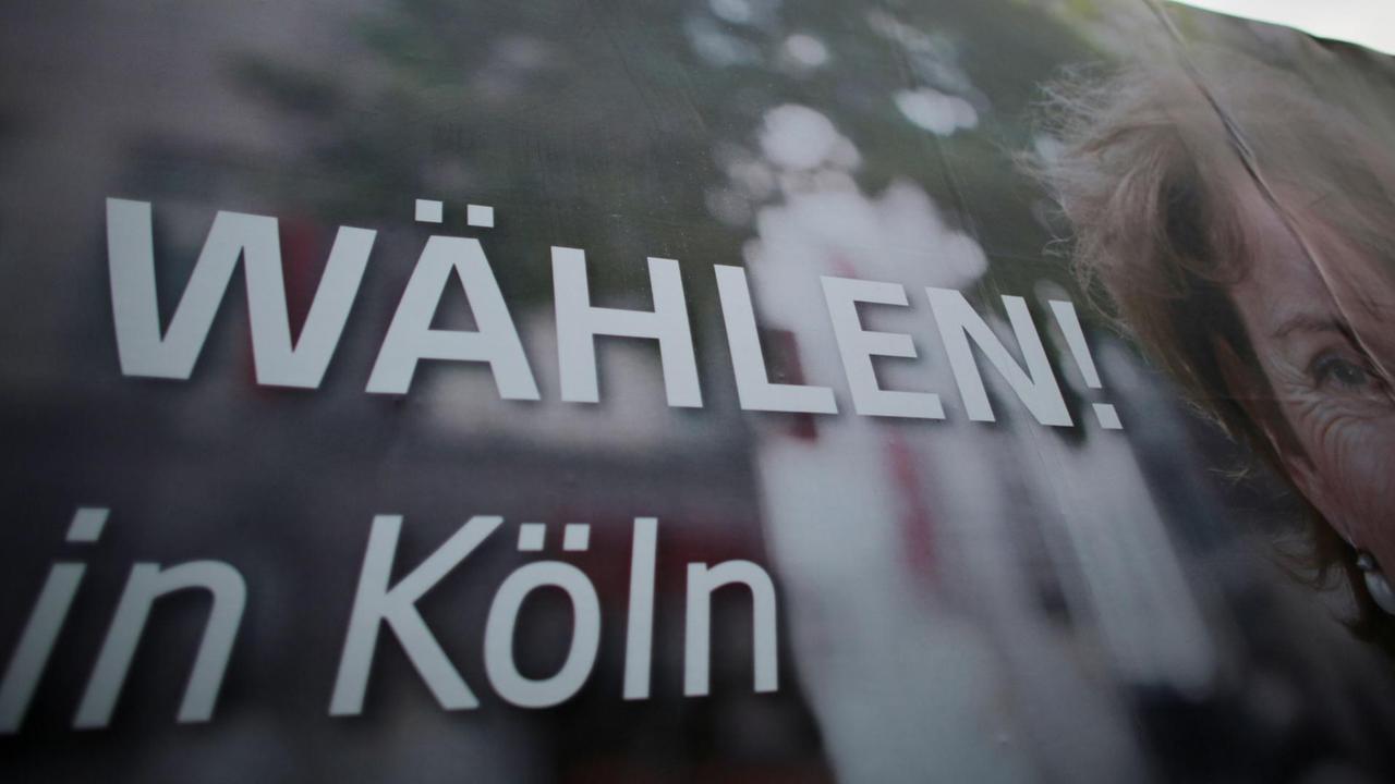 Wahlplakat in Köln Wahlplakat in Köln